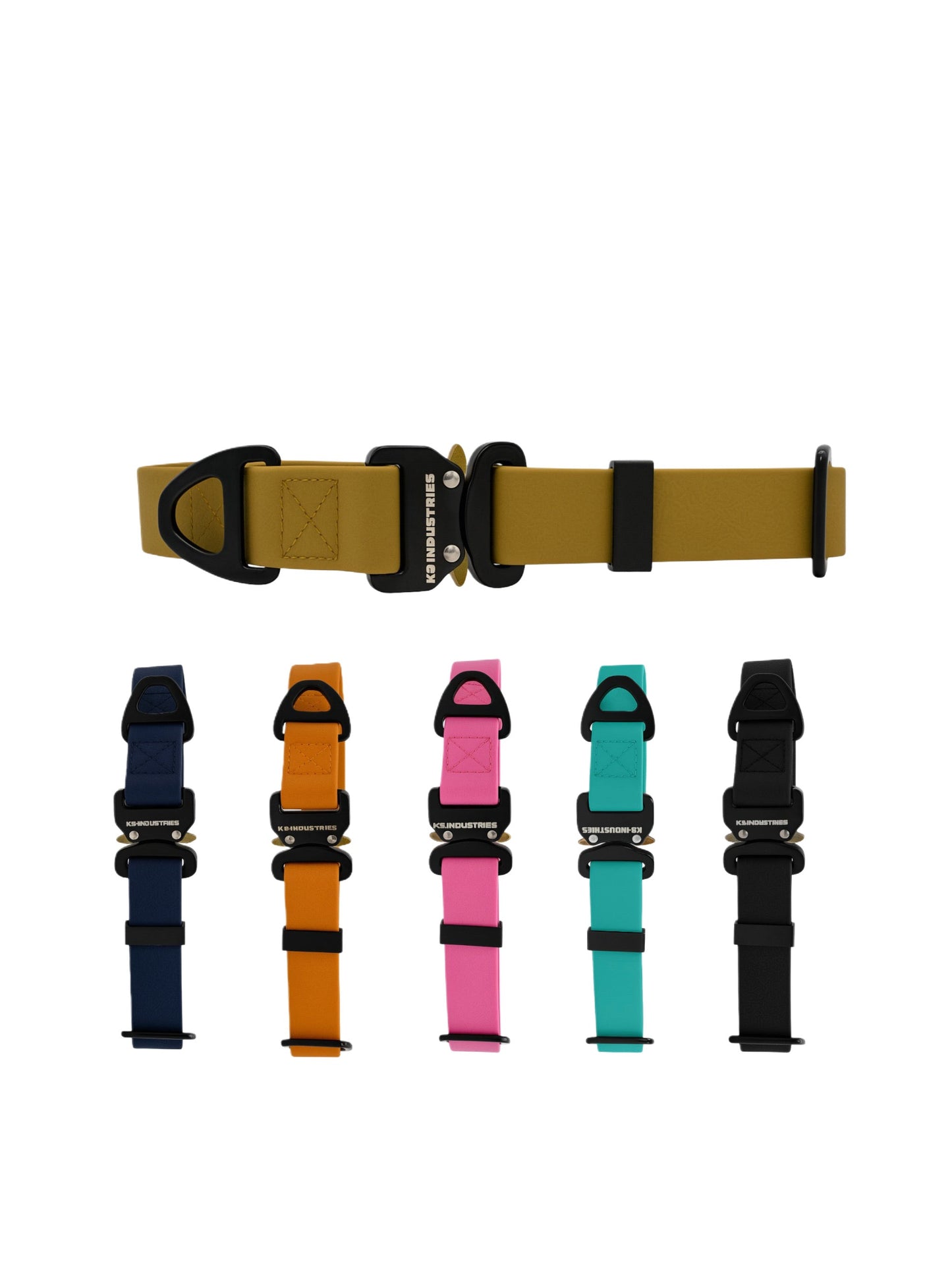 K9 INDUSTRIES– Профессиональный ошейник для рабочих собак 3/4" Усиленный | Водонепроницаемый | Регулируемый | Создан для надёжной работы